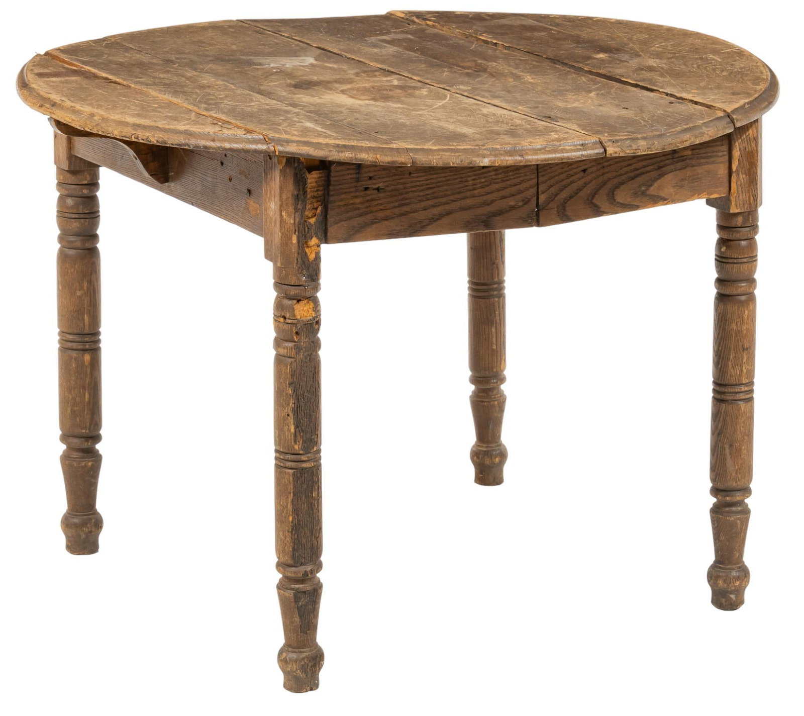 Saloon Table Prop From Lonesome Dove: Saloon table prop used on-camera from the set of "Lonesome Dove" miniseries (1989) height 28 in. x diameter 40 in. Provenance: Property from the personal estate collection of noted photographe