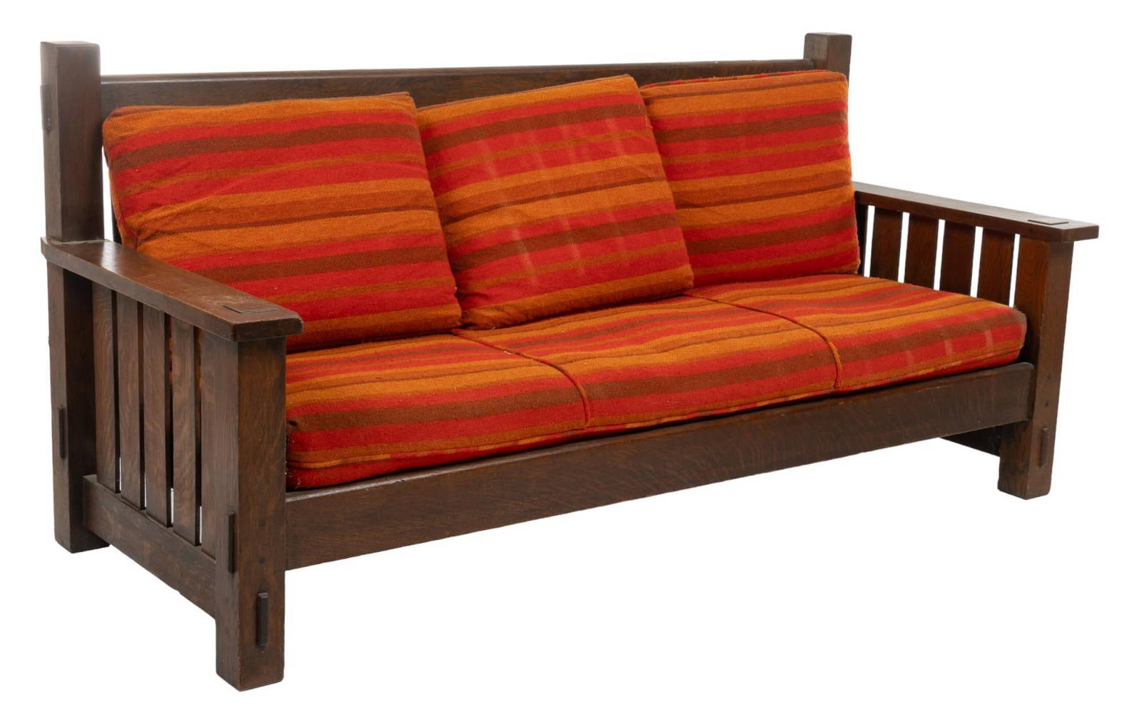 Stickley Style Arts And Crafts Sofa Auction