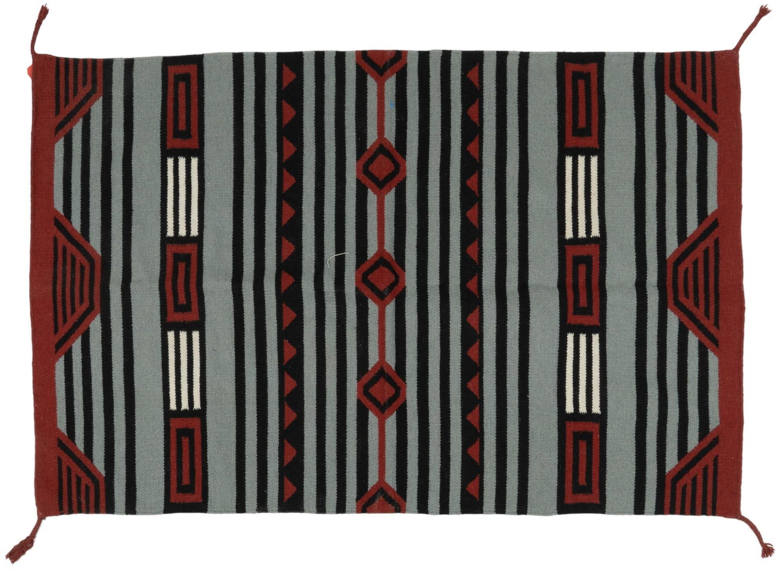 Navajo Chief's Style Blanket: Navajo chief's style blanket 6 ft. x 4 ft. Provenance: Property from a Truchas, New Mexico collection We happily provide seamless shipping services on everything we sell. Please email us at shippi