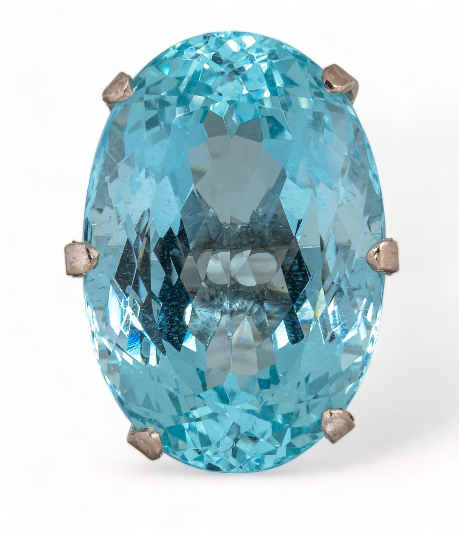 18K White Gold 28.51 ct Aquamarine Ring (1 of 5)
