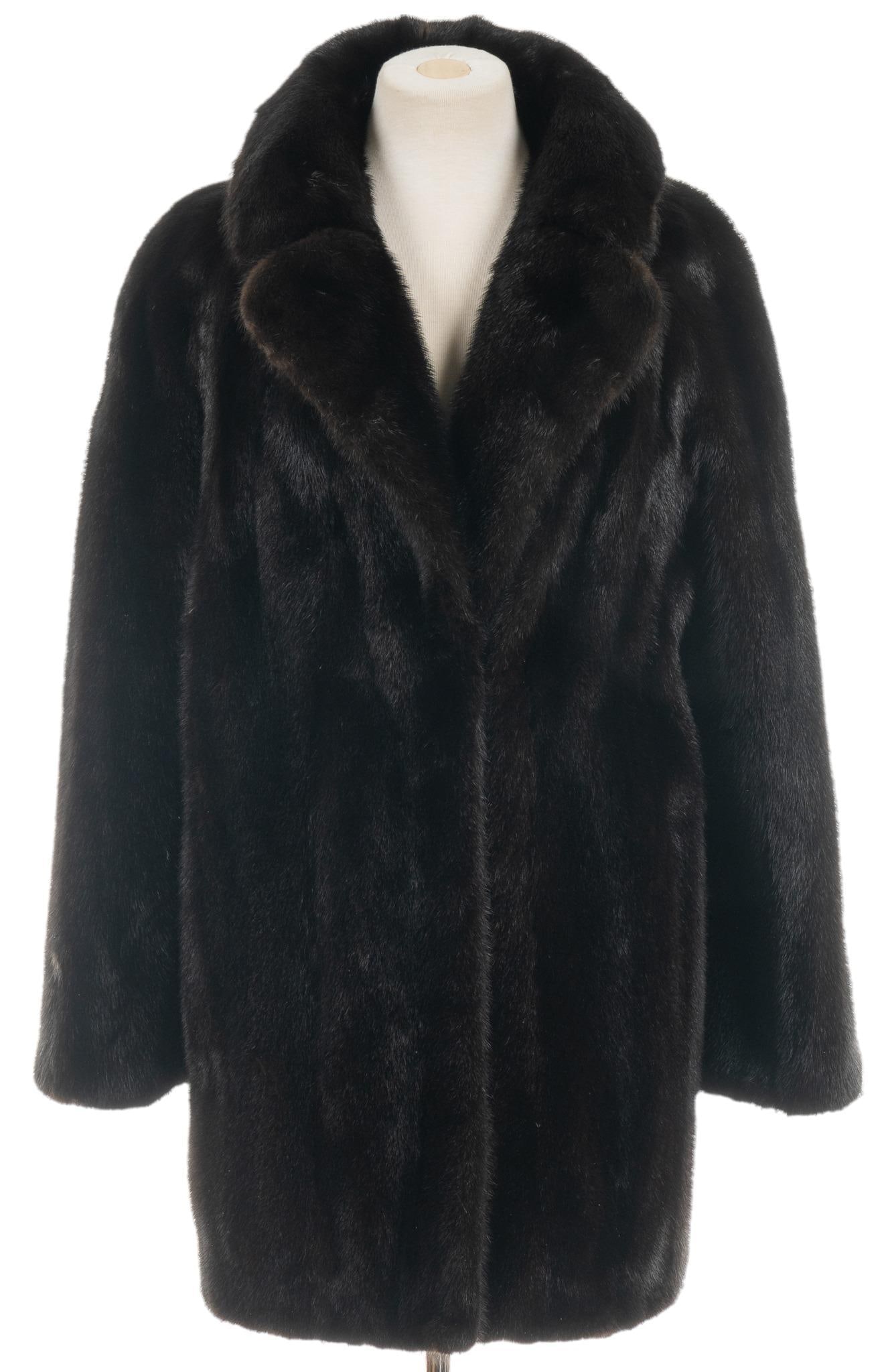 Vintage Higbee's Mahogany Mink Fur Coat (1 of 5)