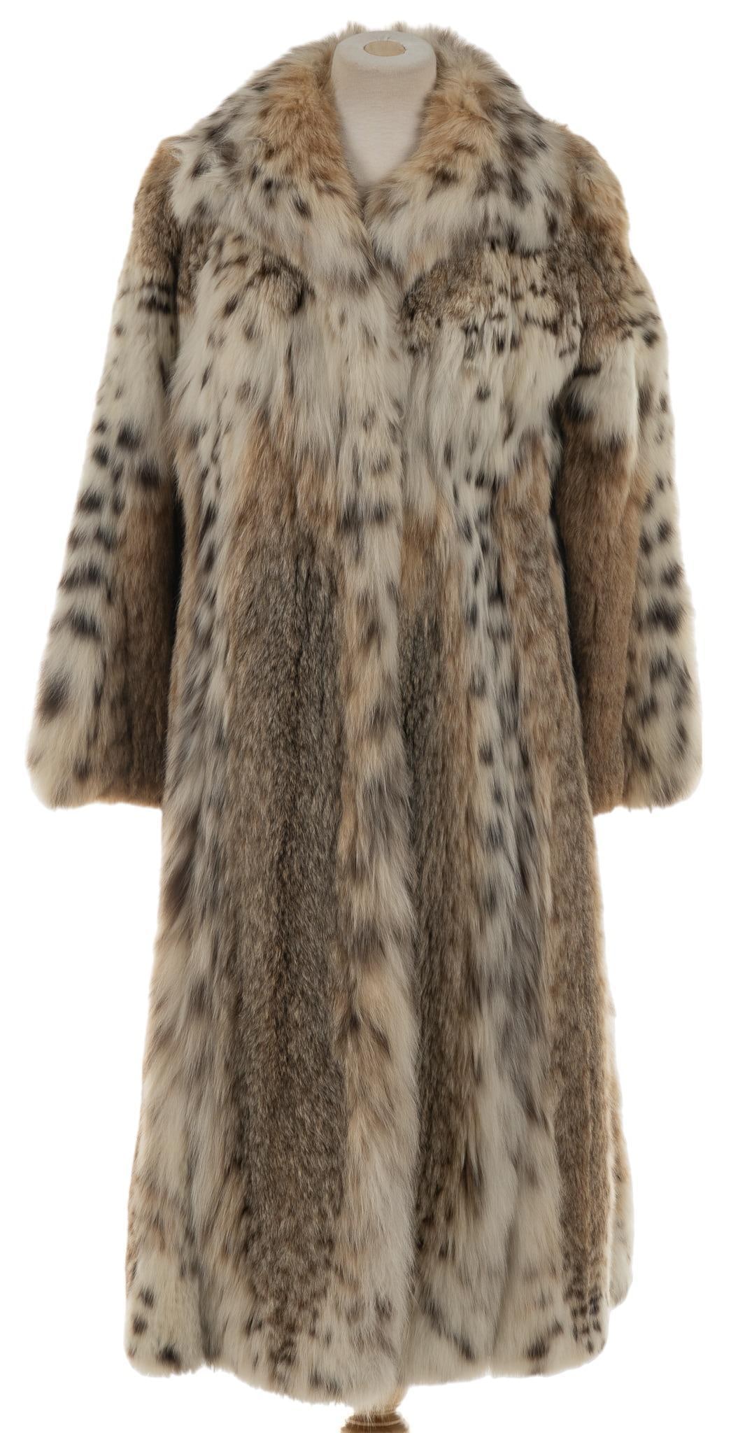 Frost Brothers Golden Lynx Fur Full Length Coat (1 of 5)