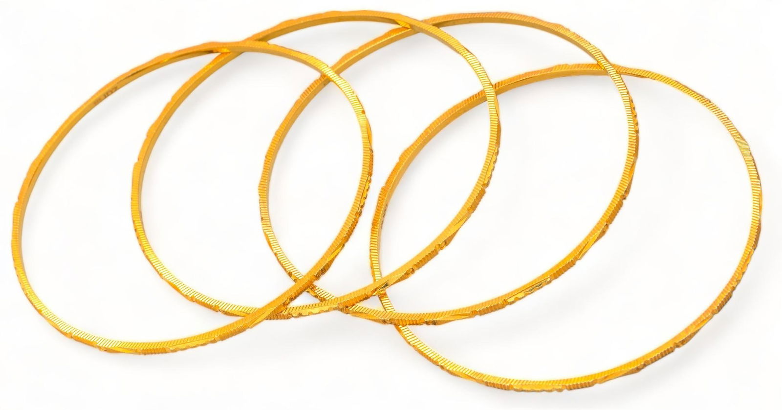 (4) 22K Yellow Gold Indian Bangles (1 of 5)