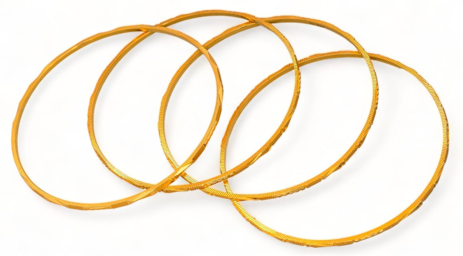 (4) 22K Yellow Gold Indian Bangles (1 of 5)