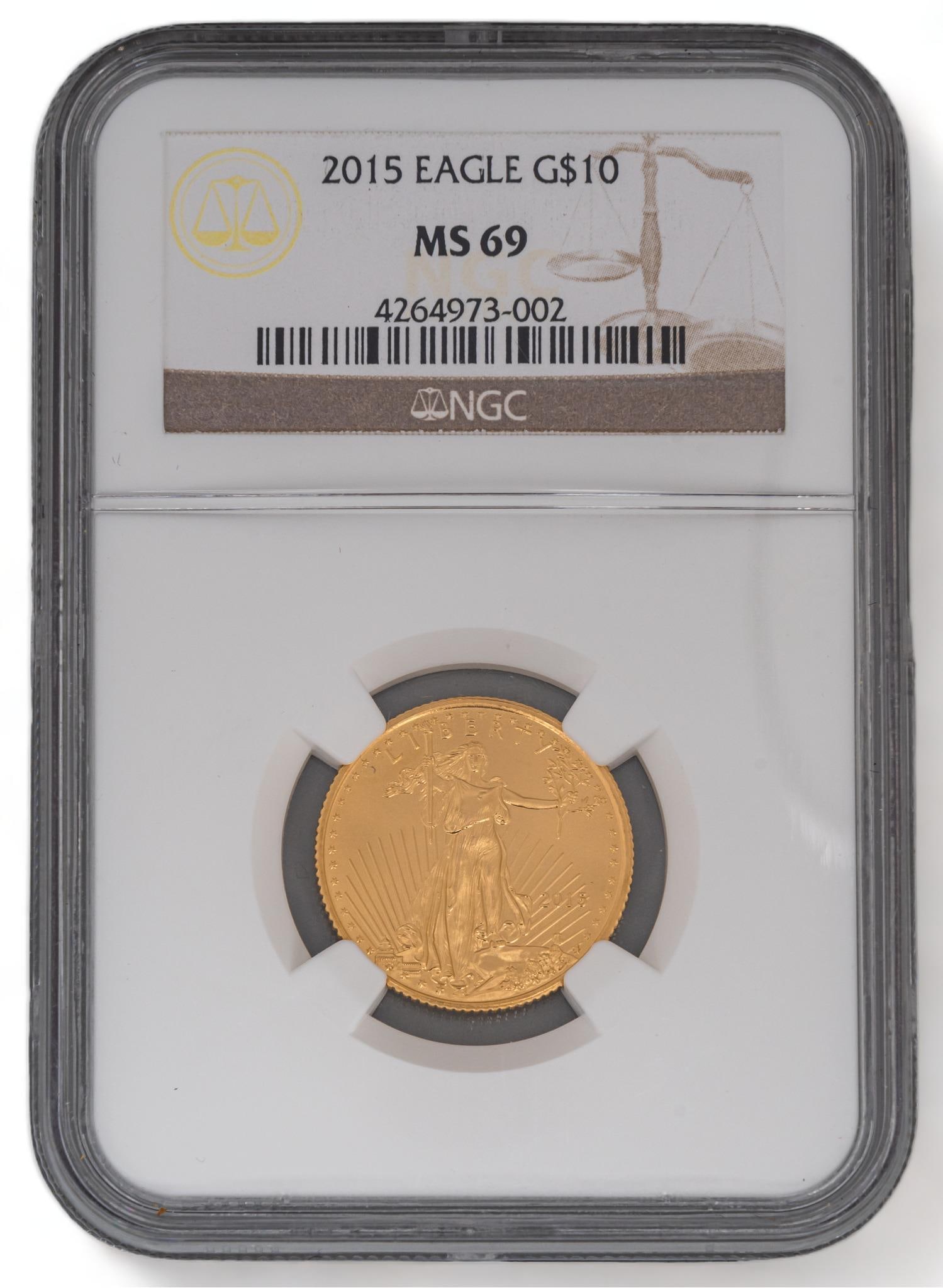 2015 US $10 Gold Half Eagle Coin (1 of 5)