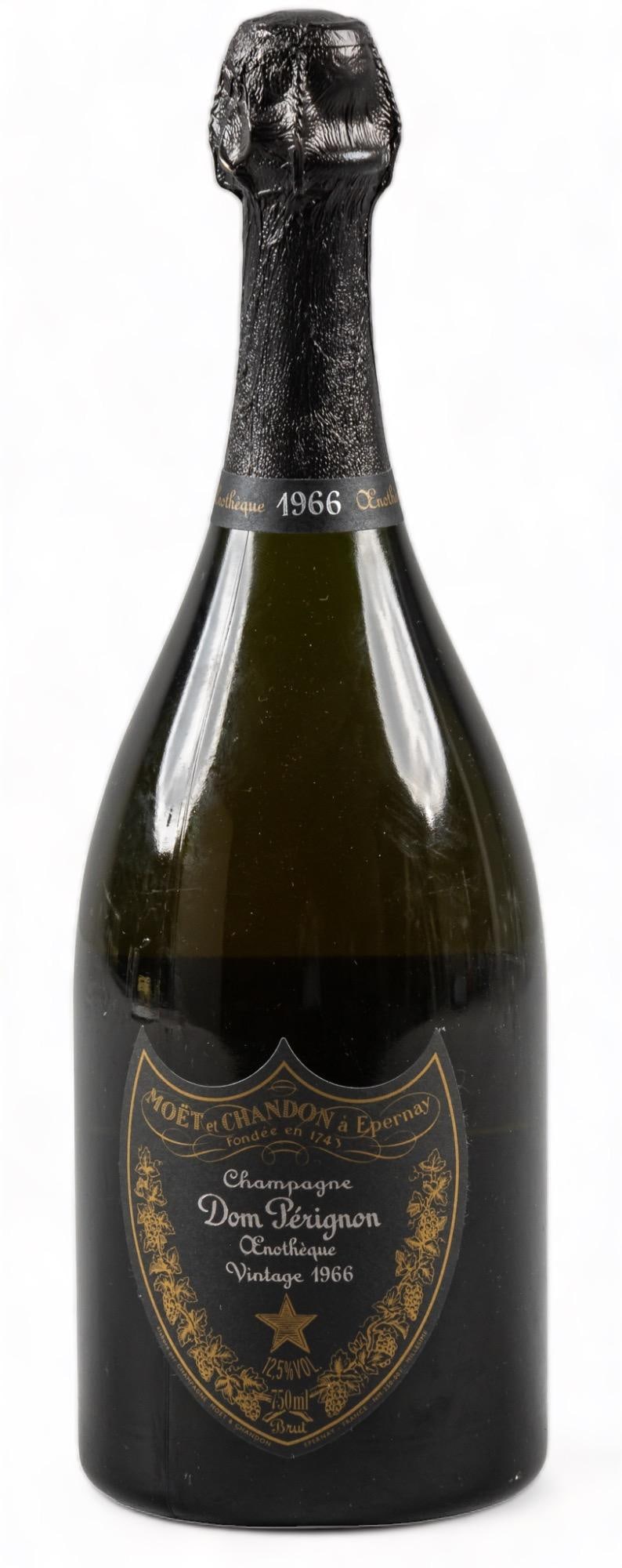 Unopened 1966 Dom Perignon Enotheque Champagne (1 of 6)