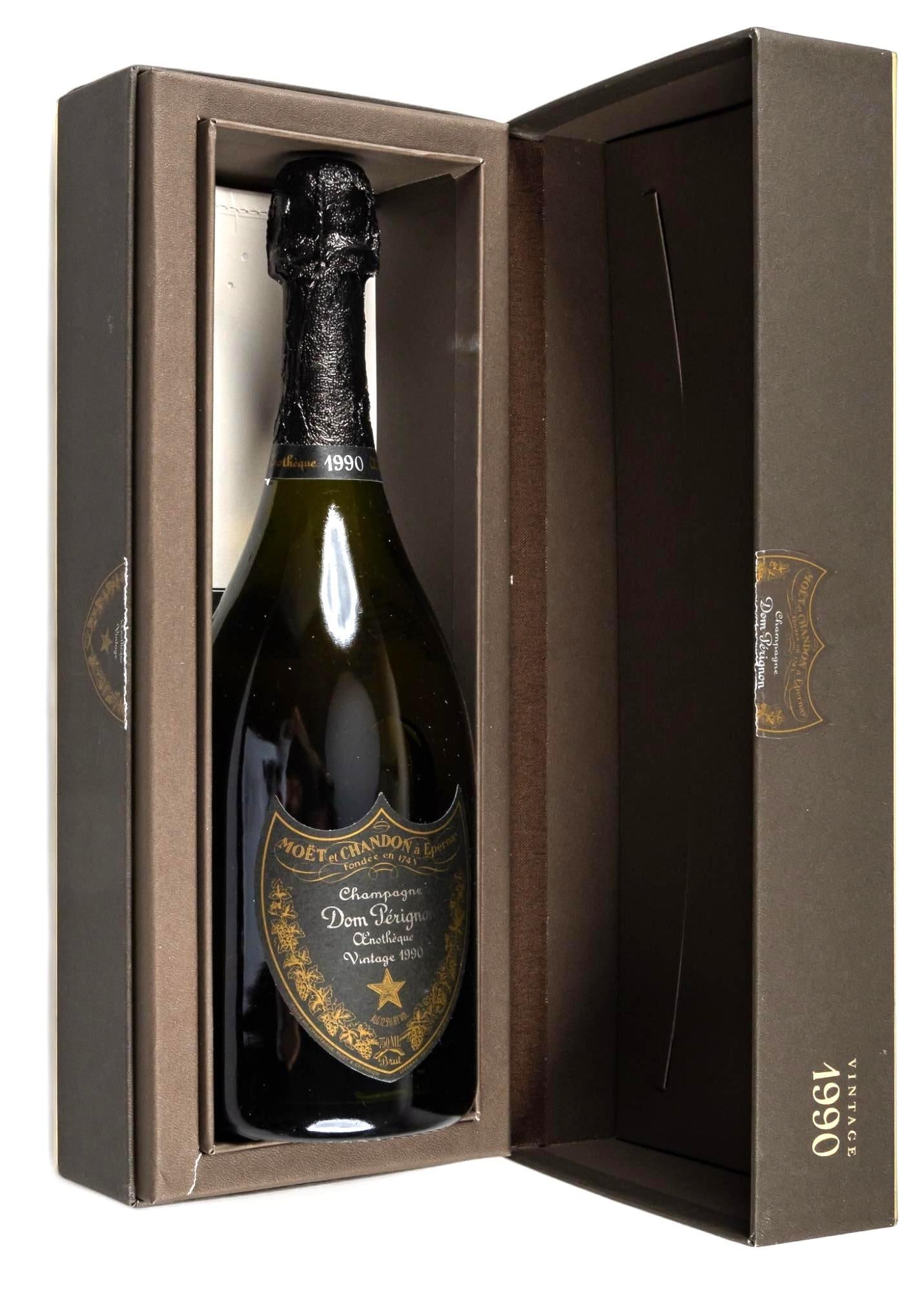 Unopened 1990 Dom Perignon Enotheque Champagne (1 of 7)