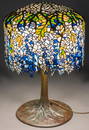 Signed Tiffany Studios Wisteria Table Lamp