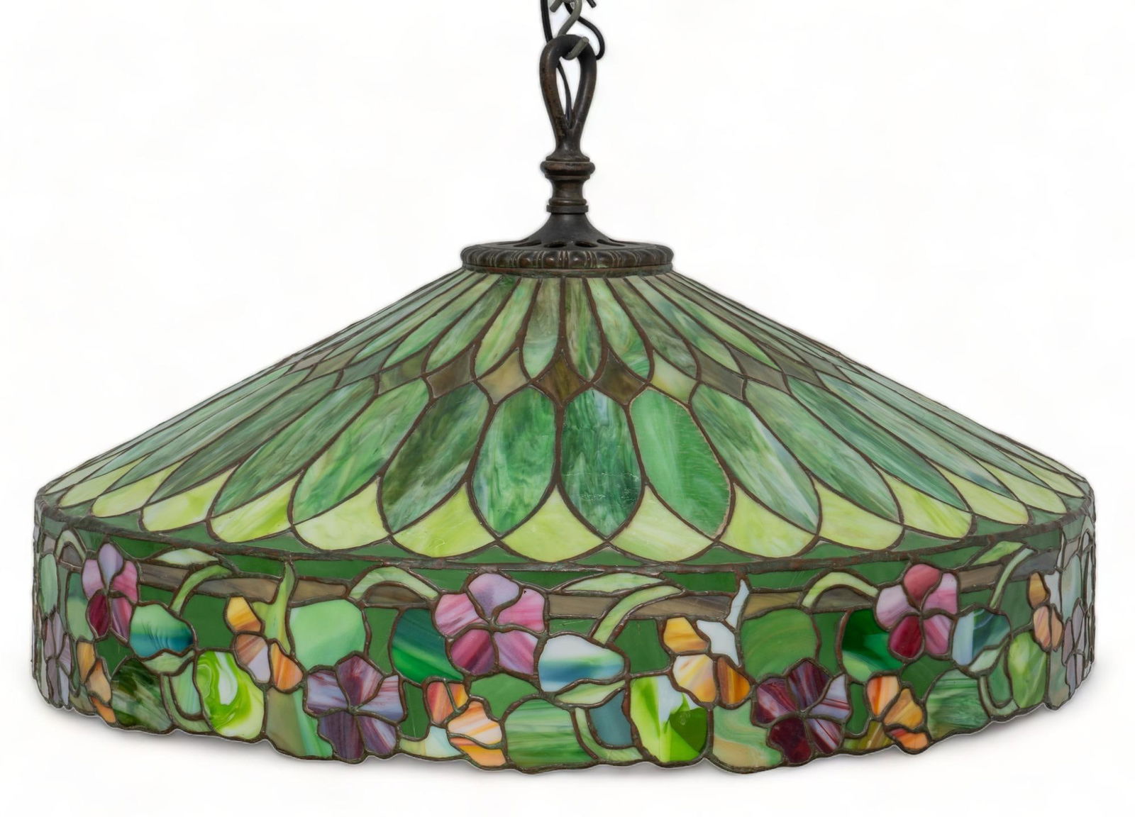 Duffner & Kimberly "Nasturtium Border" Hanging Lamp (1 of 10)
