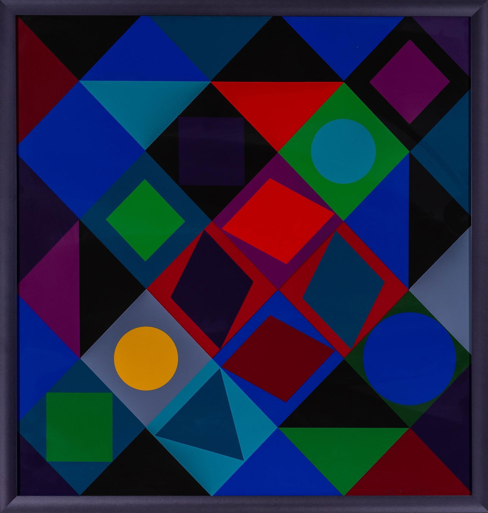 Victor Vasarely, "Planetarische Folklore" (1 of 3)