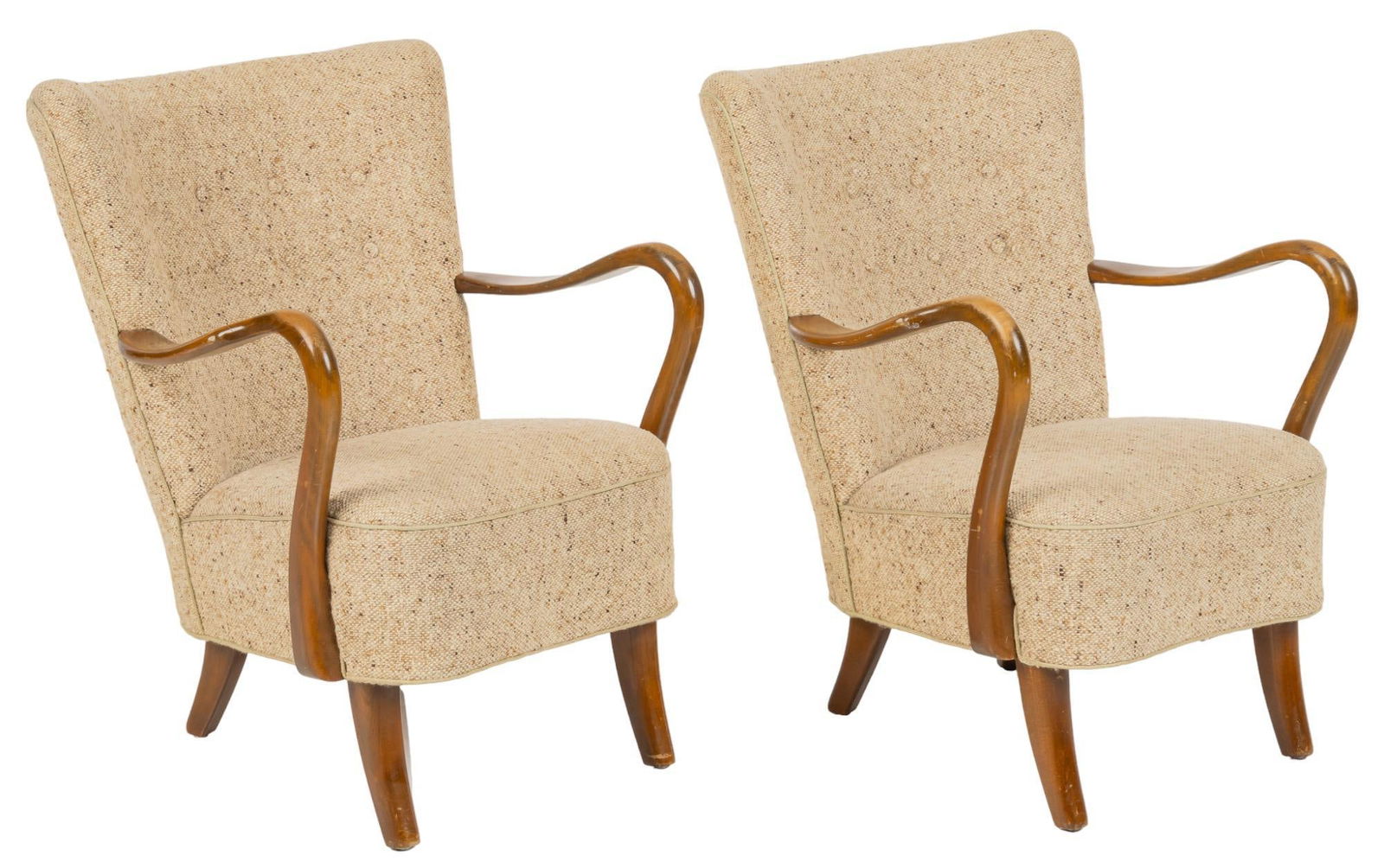 Attrib. Alfred Christensen, Pair of Mid-Century Lounge Chairs (1 of 5)