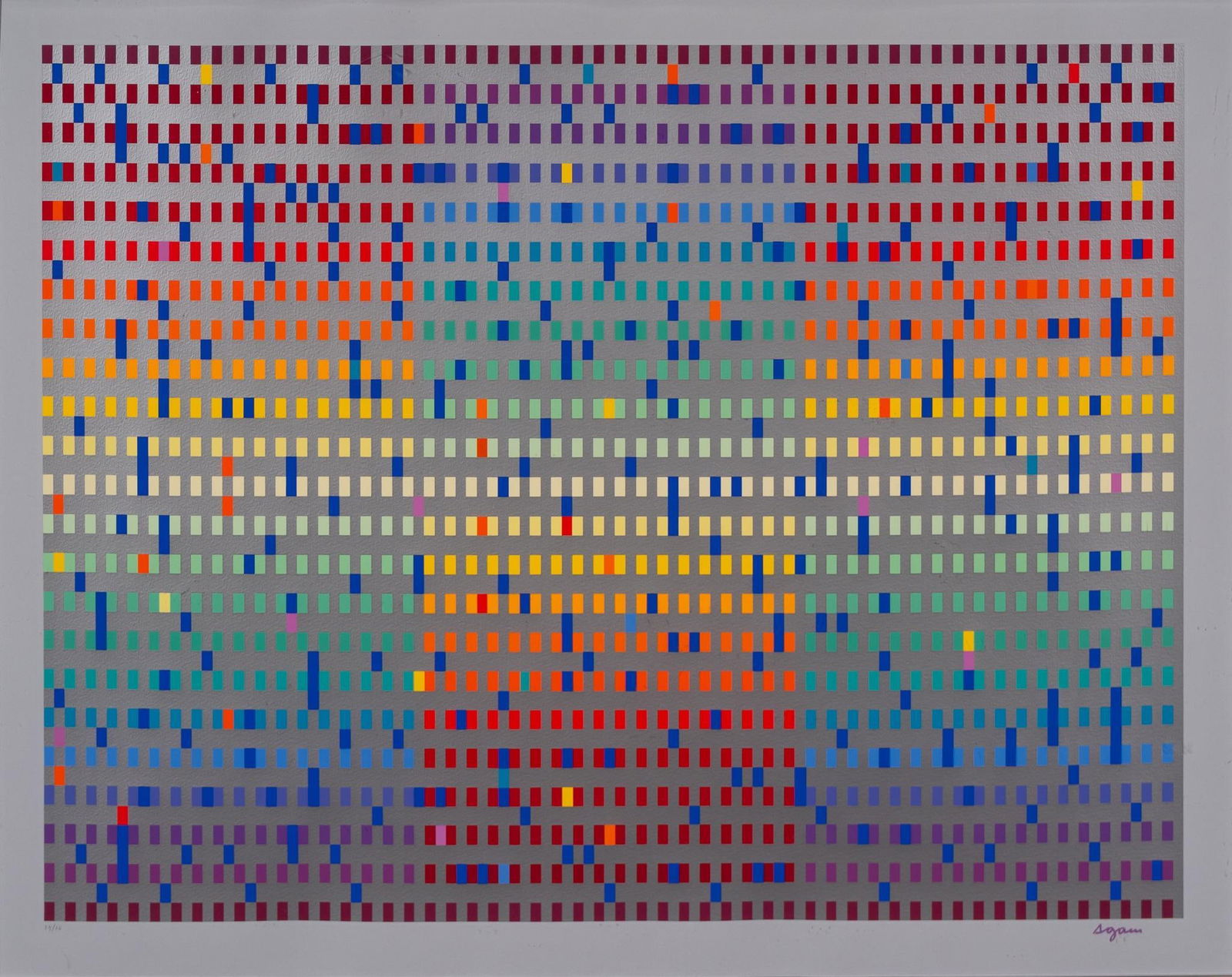 Yaacov Agam, Untitled Abstract, 29/36 (1 of 4)