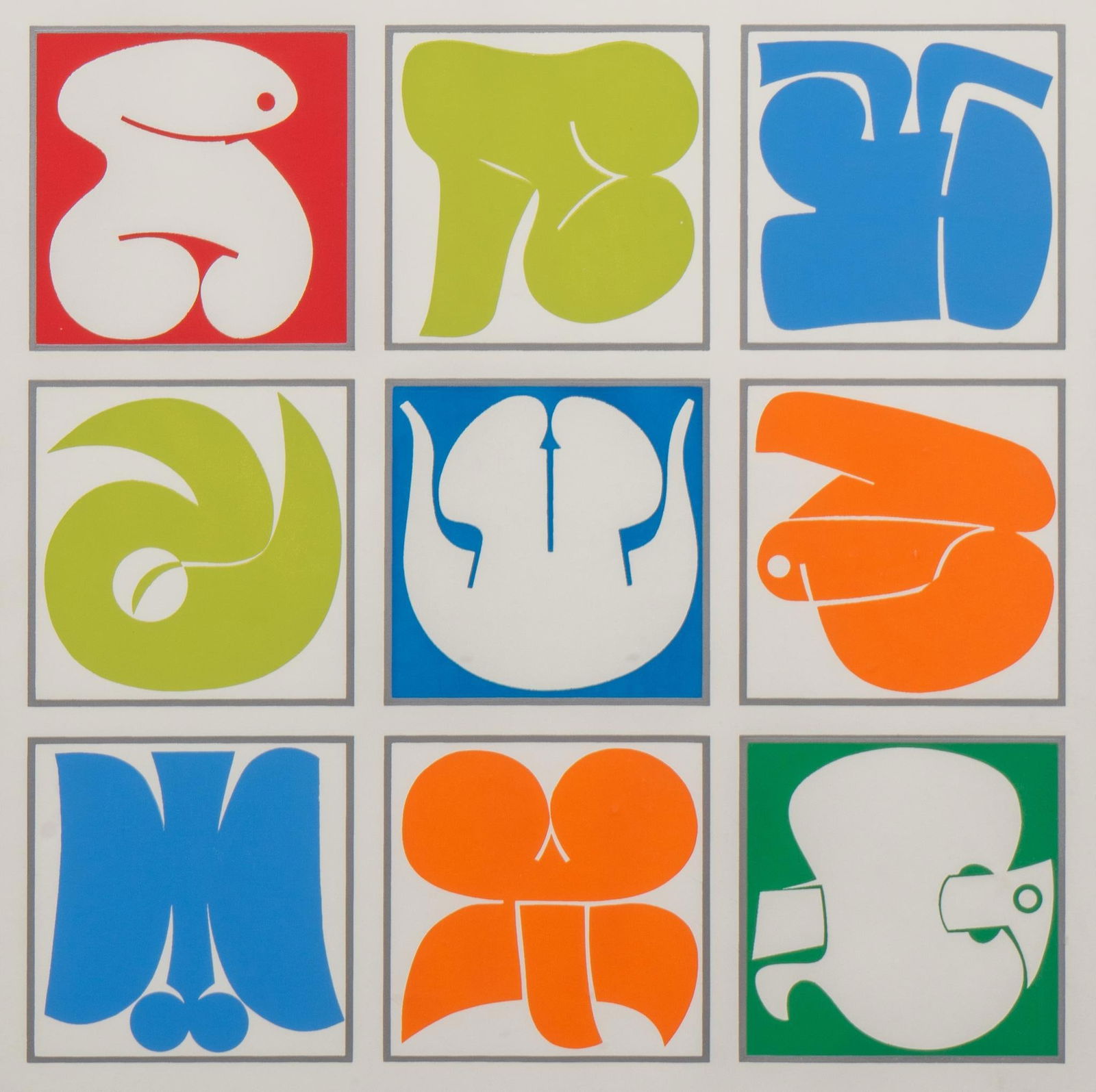 Hawa, Mid-Century Serigraph, 20/30 (1 of 5)