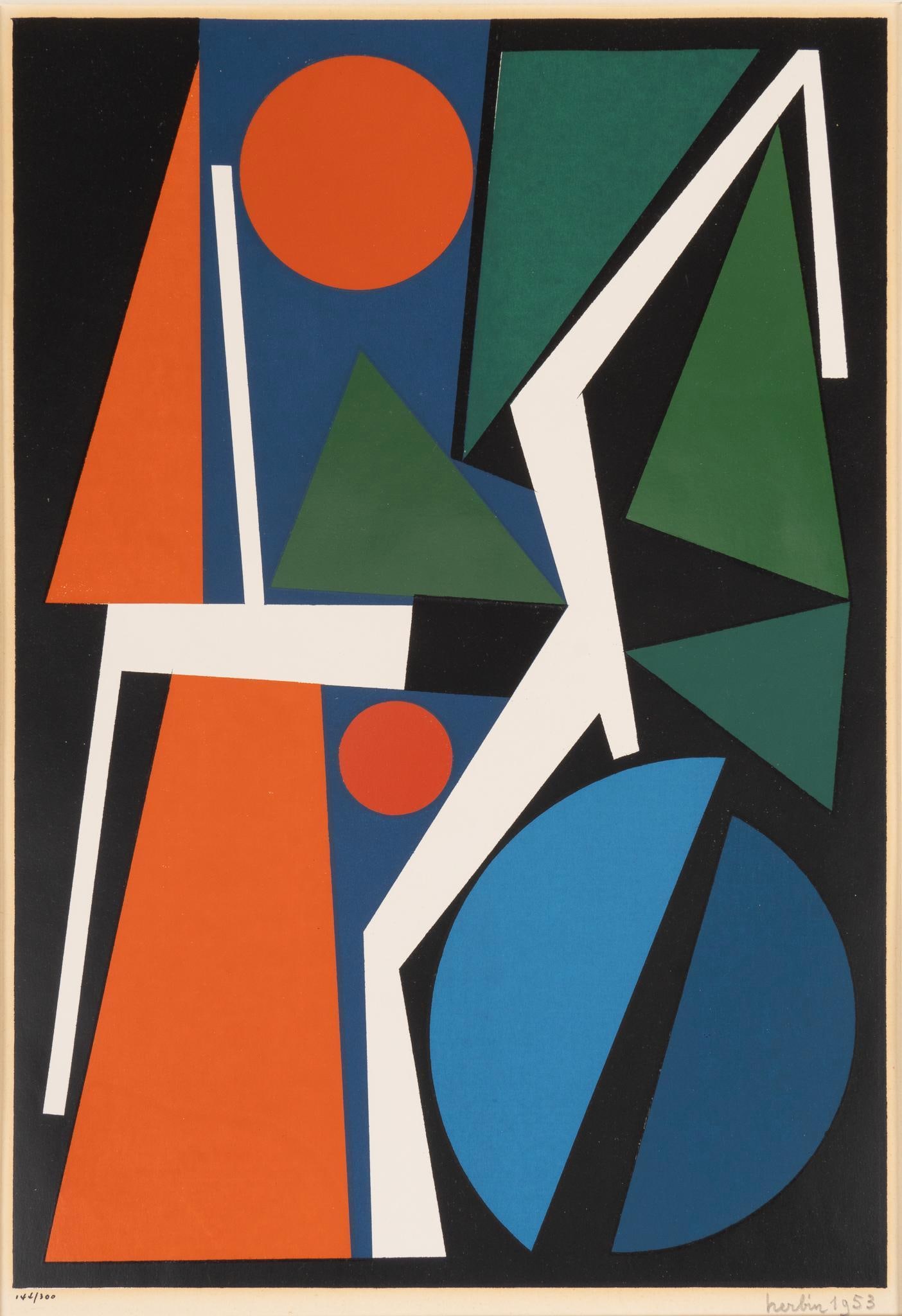 Auguste Herbin, Composition, 1953 (1 of 5)