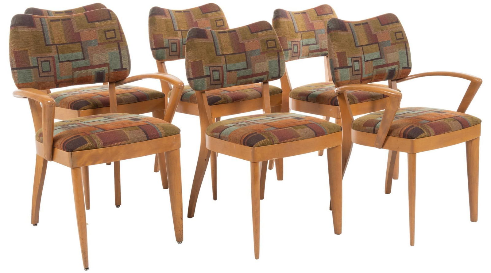 Set of (6) Heywood Wakefield Dining Chairs (1 of 7)