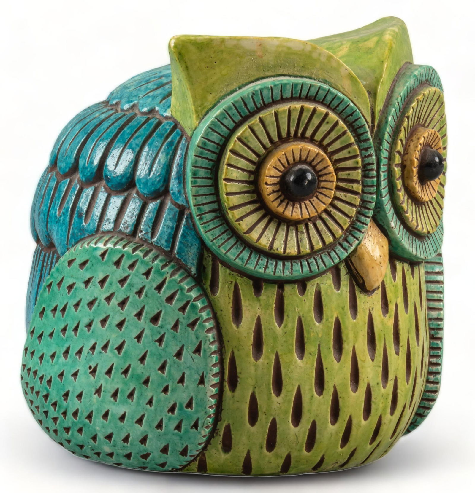 Sylvia Hood, Chalkware Owl Statue (1 of 5)
