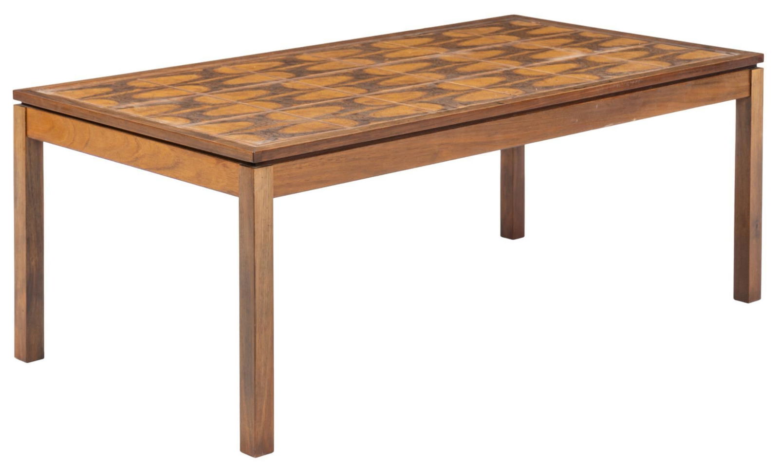 Danish Mid-Century Tile Top Coffee Table (1 of 5)