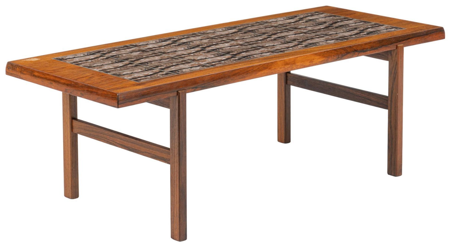 Danish Mid-Century Tile Top Coffee Table (1 of 5)
