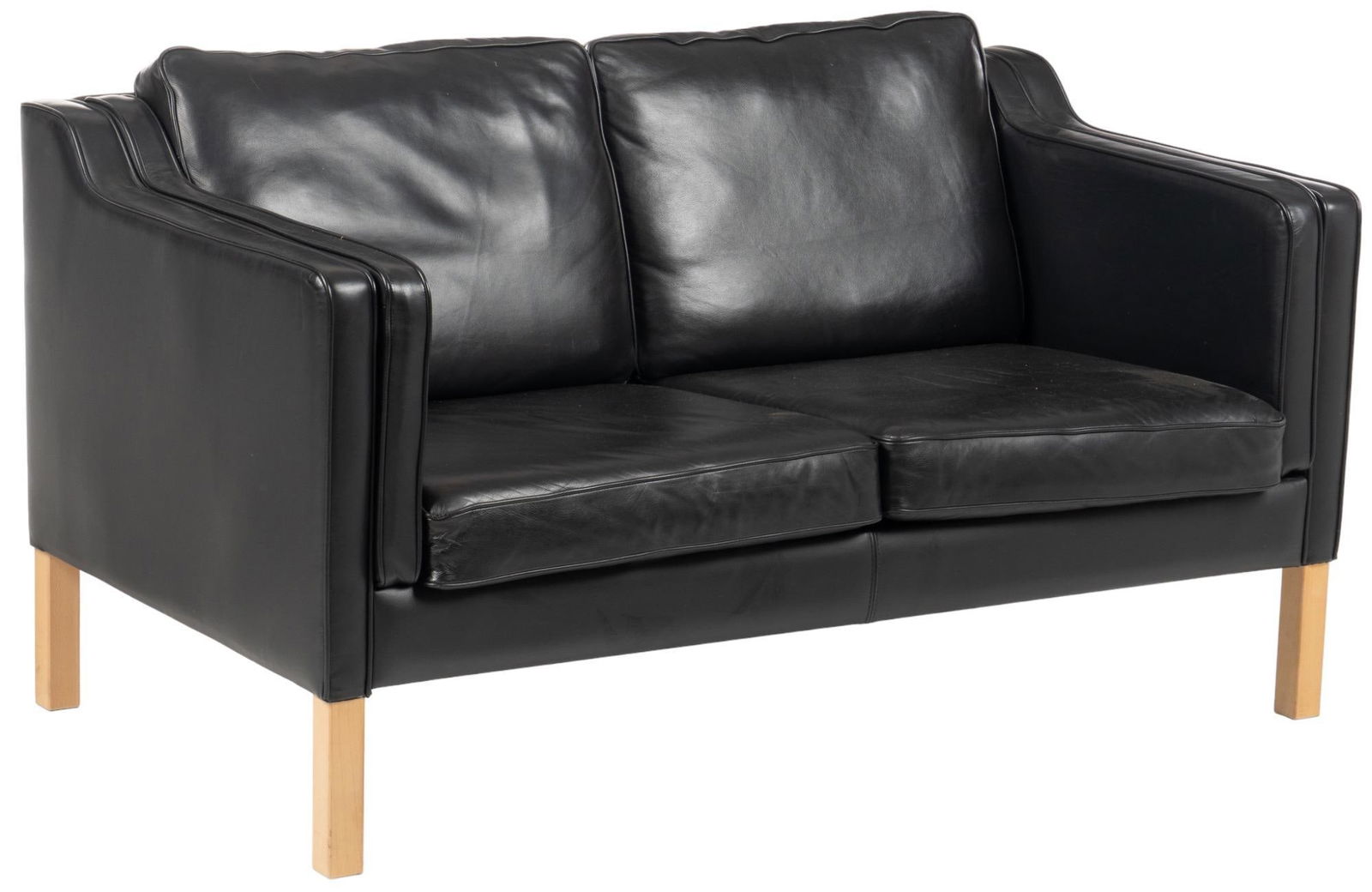 Danish Mid-Century Love Seat (1 of 5)