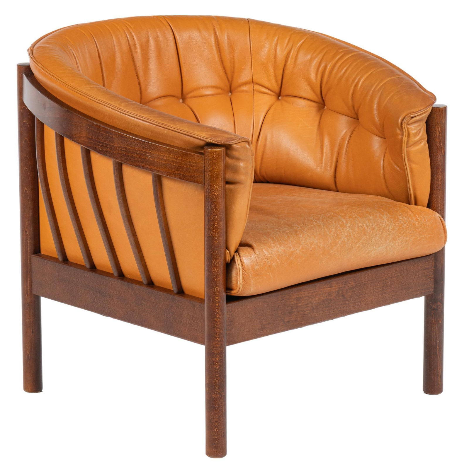Danish Mid-Century Leather Armchair (1 of 5)
