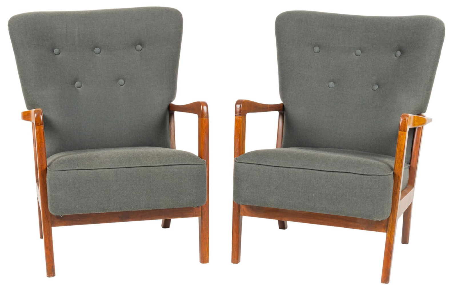 Pair of Mid-Century Eleanor Home (DNK) "Finnegan" Chairs (1 of 5)