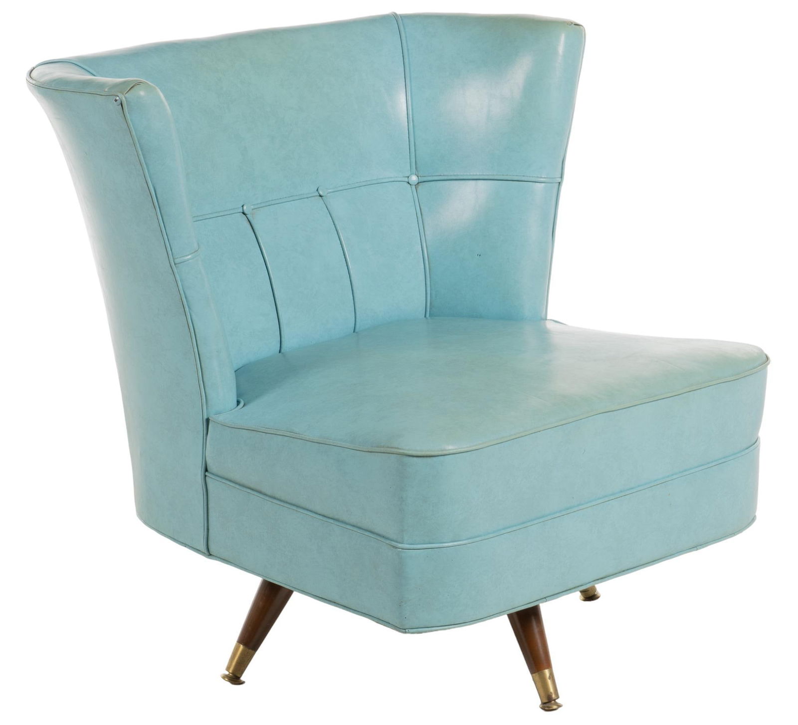 Mid-Century Wingback Swivel Chair (1 of 6)