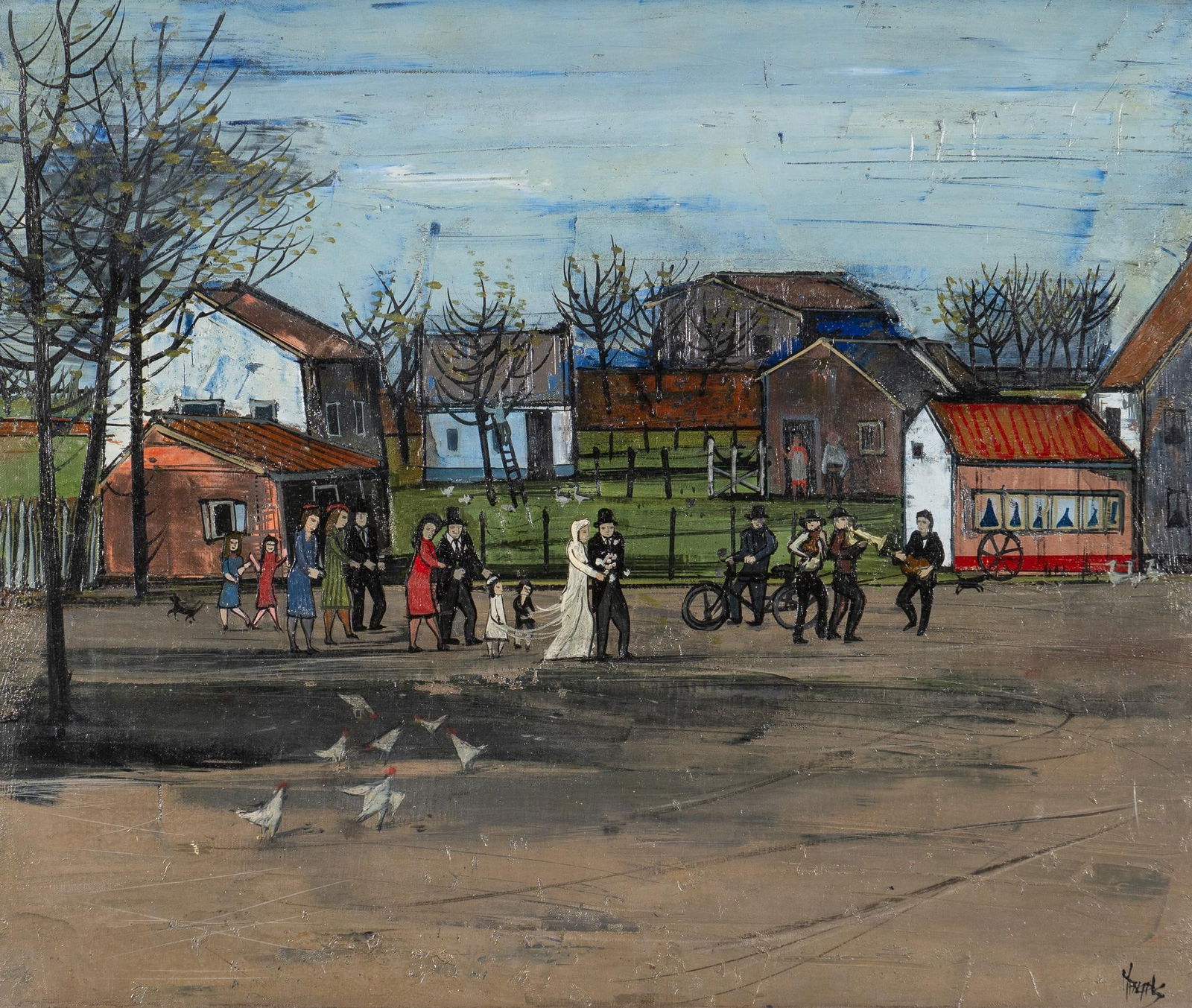 H. J. Mengels, Village Wedding Scene (1 of 5)
