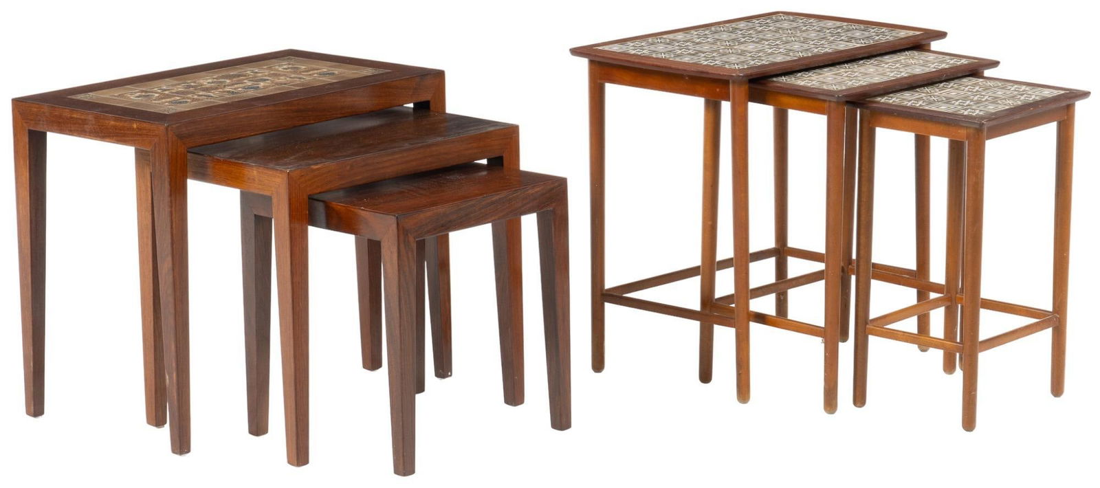(6) Danish Mid-Century Nesting Tables (1 of 6)