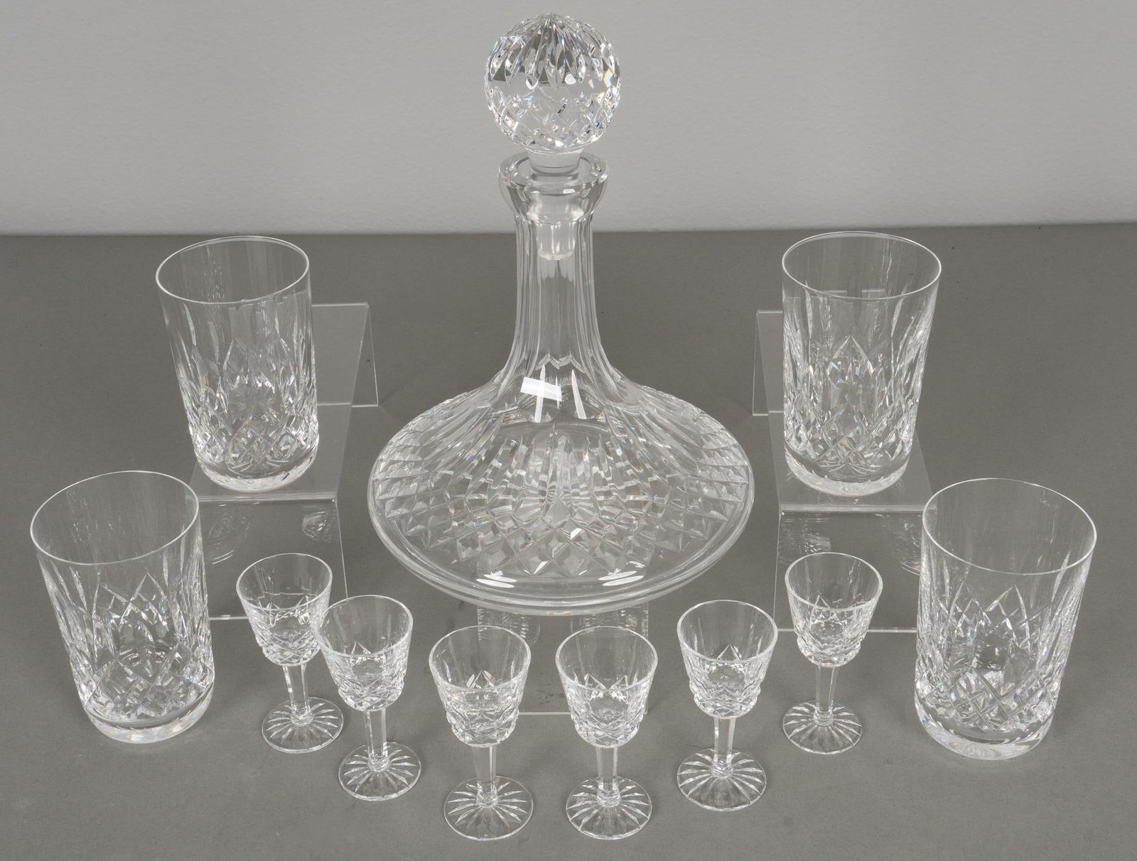 Waterford "Lismore" Decanter and Accessories (1 of 6)