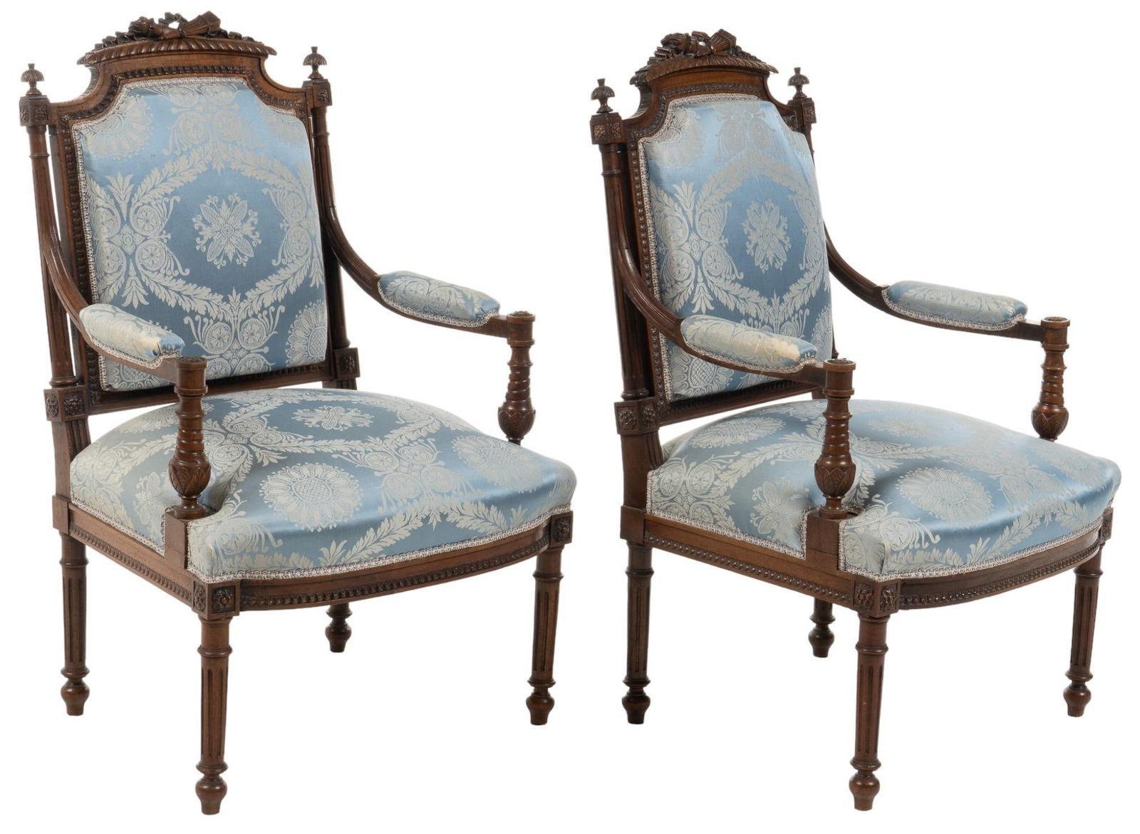 Pair of Louis XVI Parlor Chairs (1 of 6)