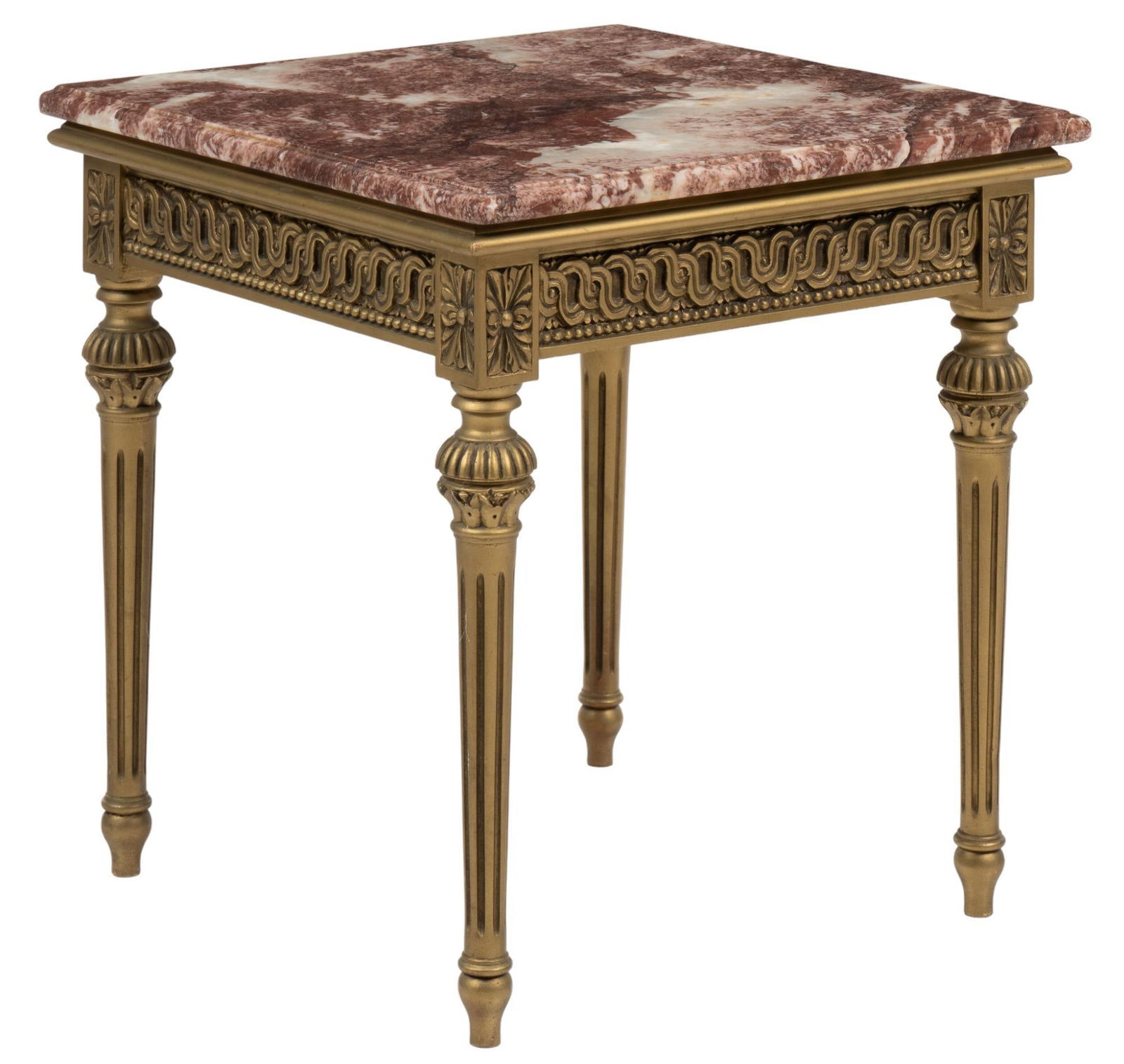 French Marble Top Side Table (1 of 6)