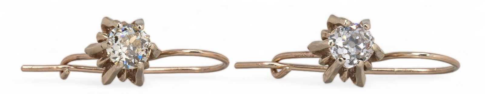 14K White Gold Diamond Earrings (1 of 4)