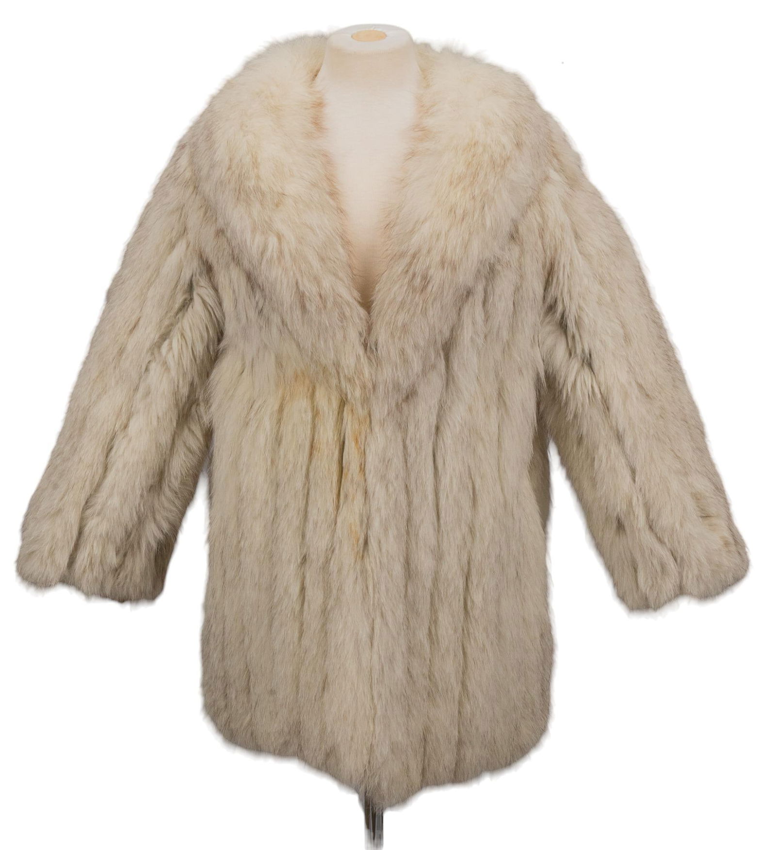 Blue Fox Fur Coat (1 of 6)