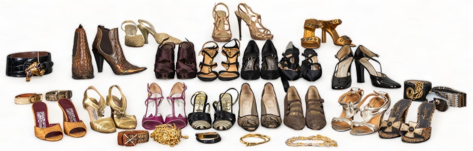 Collection of (17) Pairs of Designer Shoes (1 of 10)