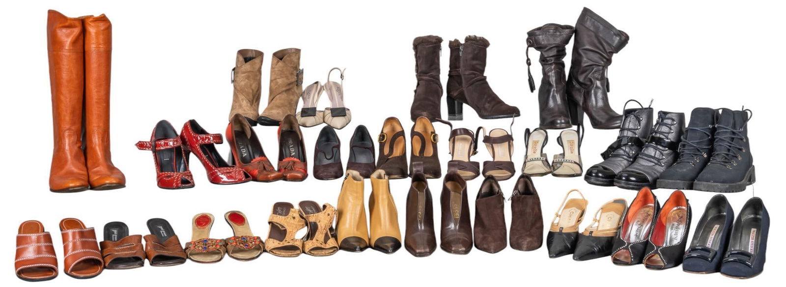 Collection of (23) Pairs of Designer Shoes (1 of 10)