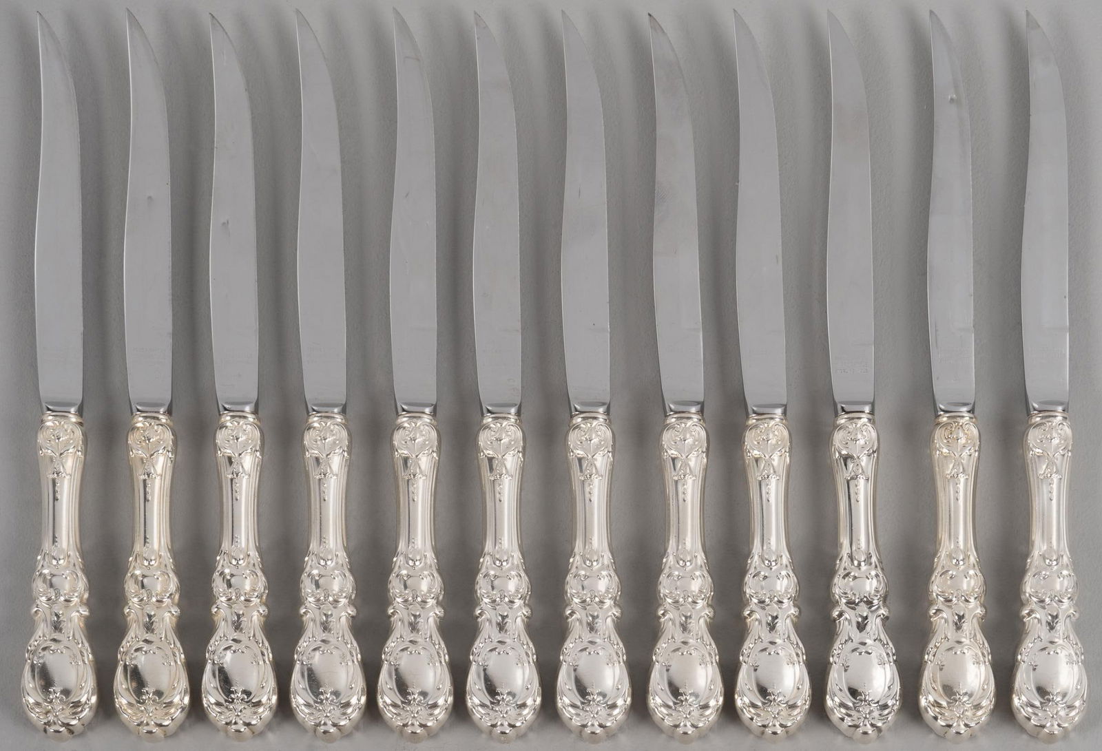 Set of (12) "Francis I" by Reed & Barton Sterling Silver Steak Knives (1 of 4)