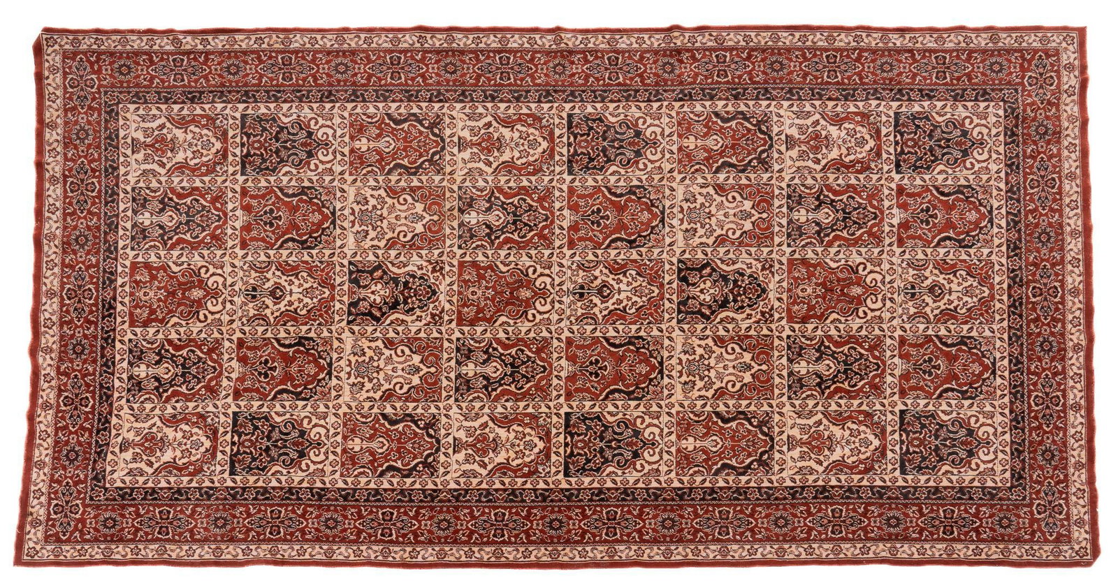 Estate Rug, 8 ft. x 4 ft. 3 in.: Estate rug 8 ft. x 4 ft. 3 in. Shipping available for this lot through our partner 4CL; please request a shipping quote at shipping@vogtauction.com or 210-971-5750. You may also opt for a shipper 