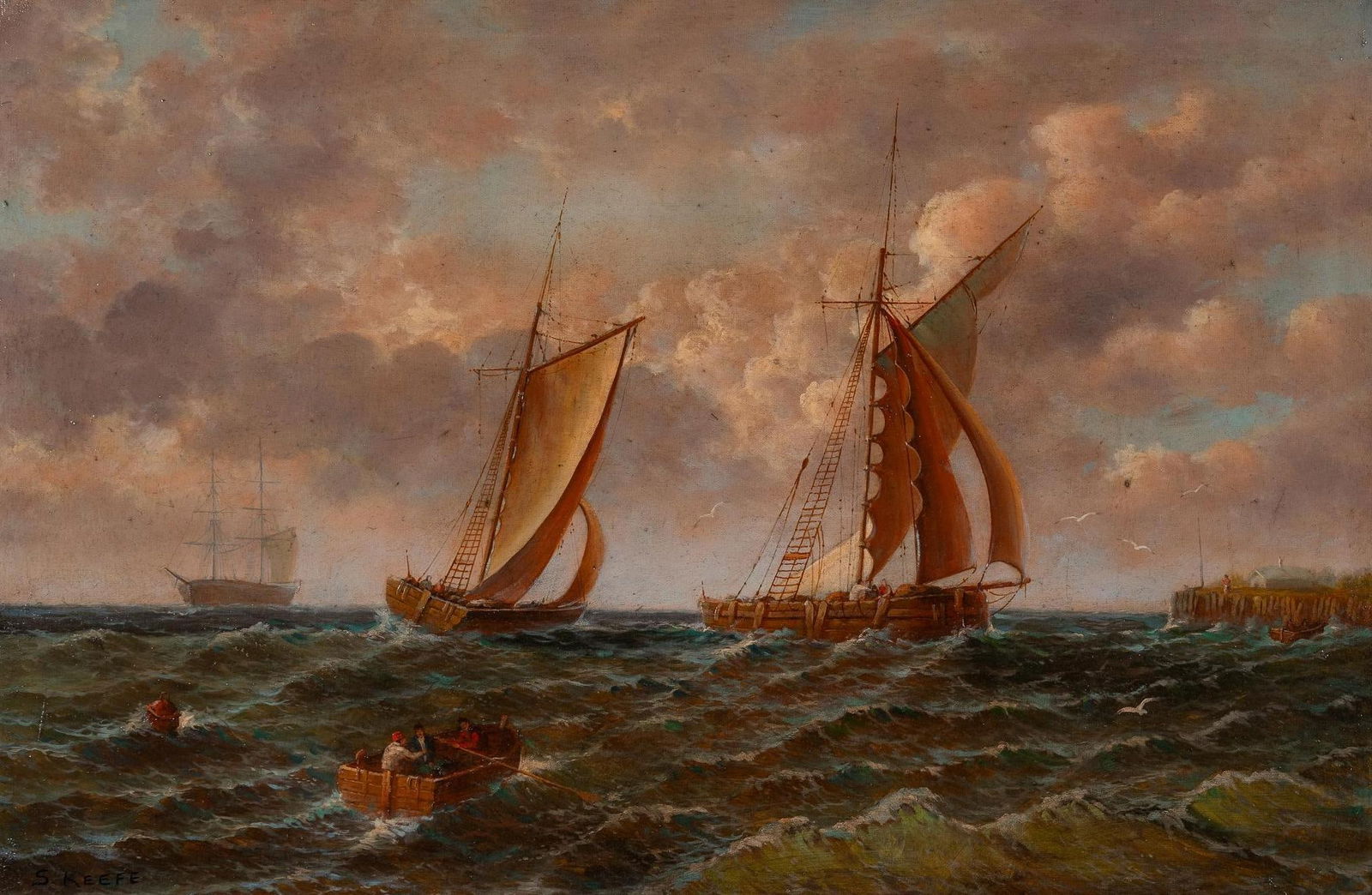 S. Keefe, Ships at Sea (1 of 4)