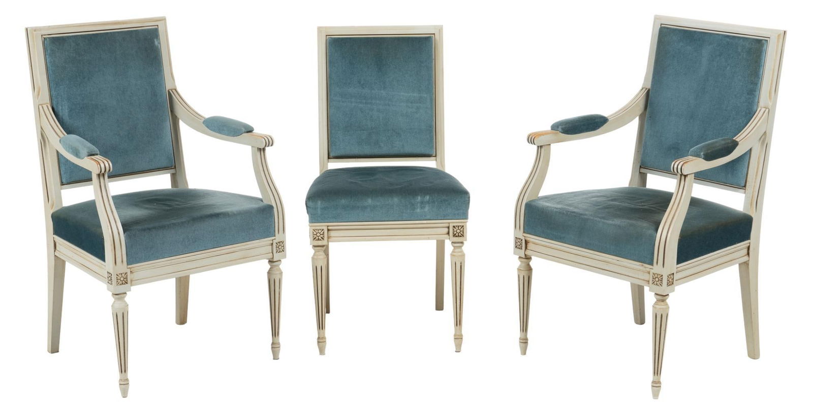 Set of (3) French Armchairs (1 of 6)