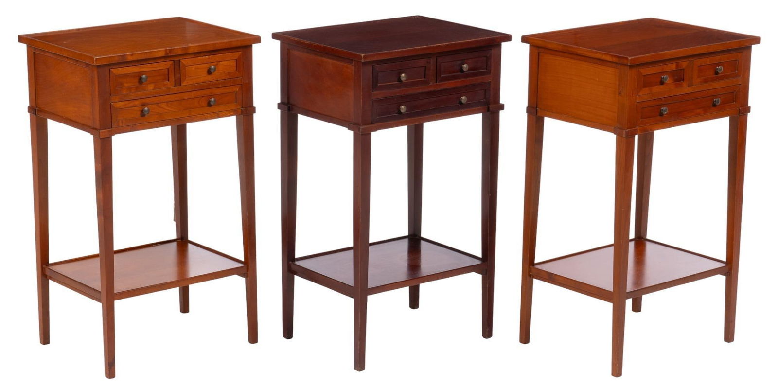 Set of (3) Louis Philippe Style Nightstands (1 of 5)