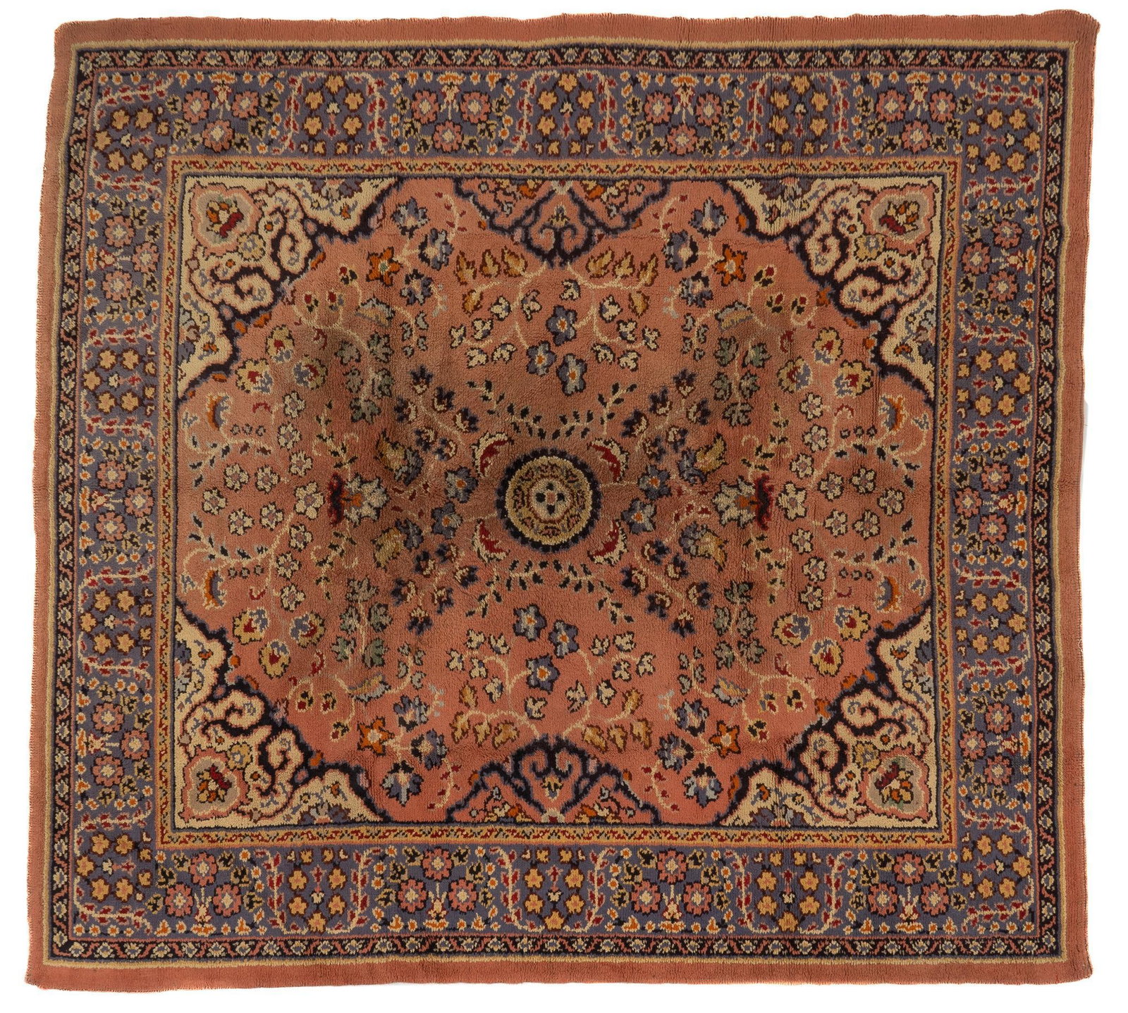 Handwoven Estate Rug, 10 ft. 4 in. x 9 ft. 8 in.: Handwoven estate rug 10 ft. 4 in. x 9 ft. 8 in. Shipping available for this lot through our partner 4CL; please request a shipping quote at shipping@vogtauction.com or 210-971-5750. You may also o