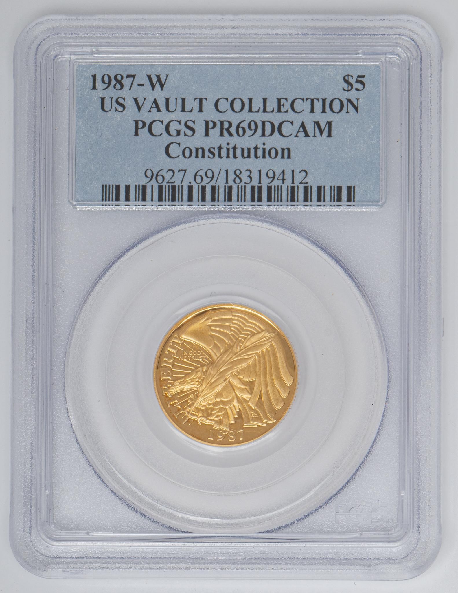 Gold US Constitution Coin (1 of 2)