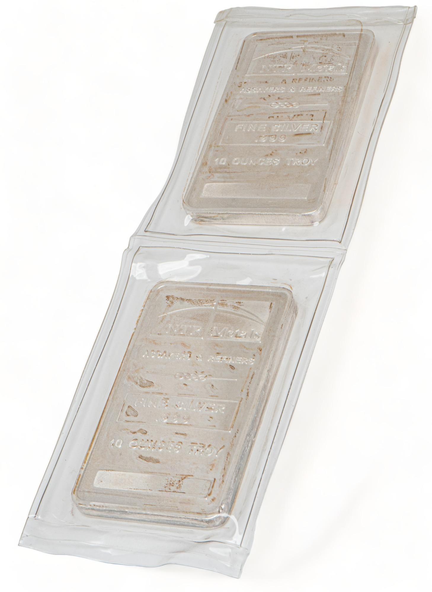 Two 10 Ozt Silver Bars (1 of 5)