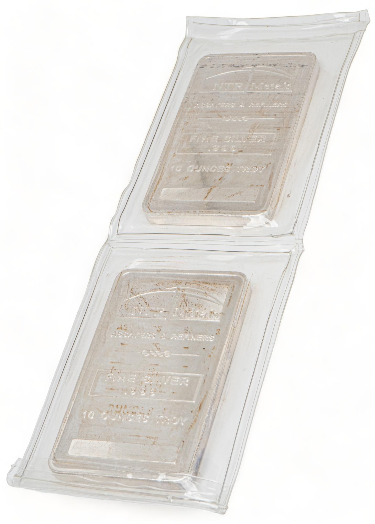 Two 10 Ozt Silver Bars (1 of 5)