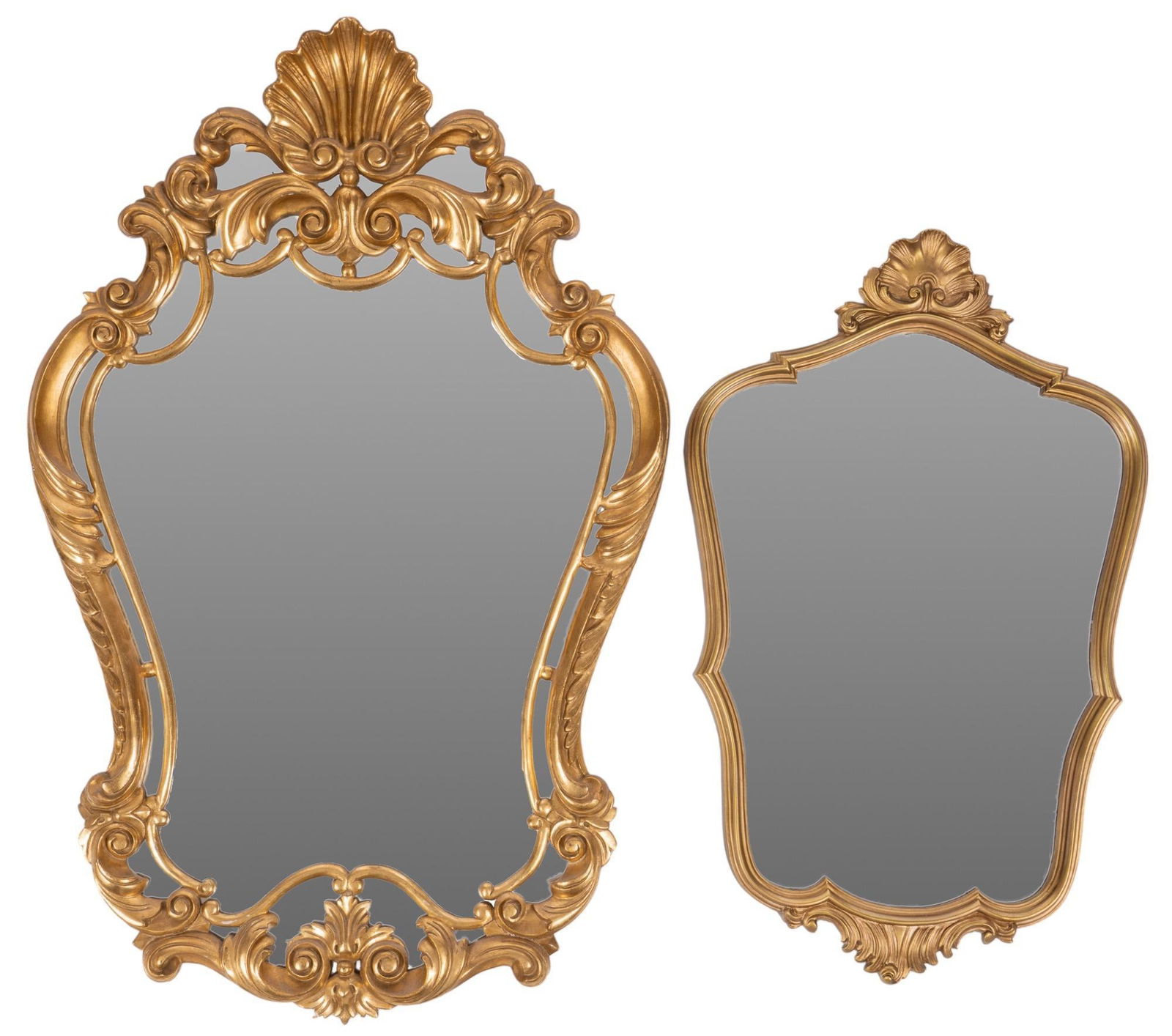 Pair of Louis XV Style Wall Mirros (1 of 2)