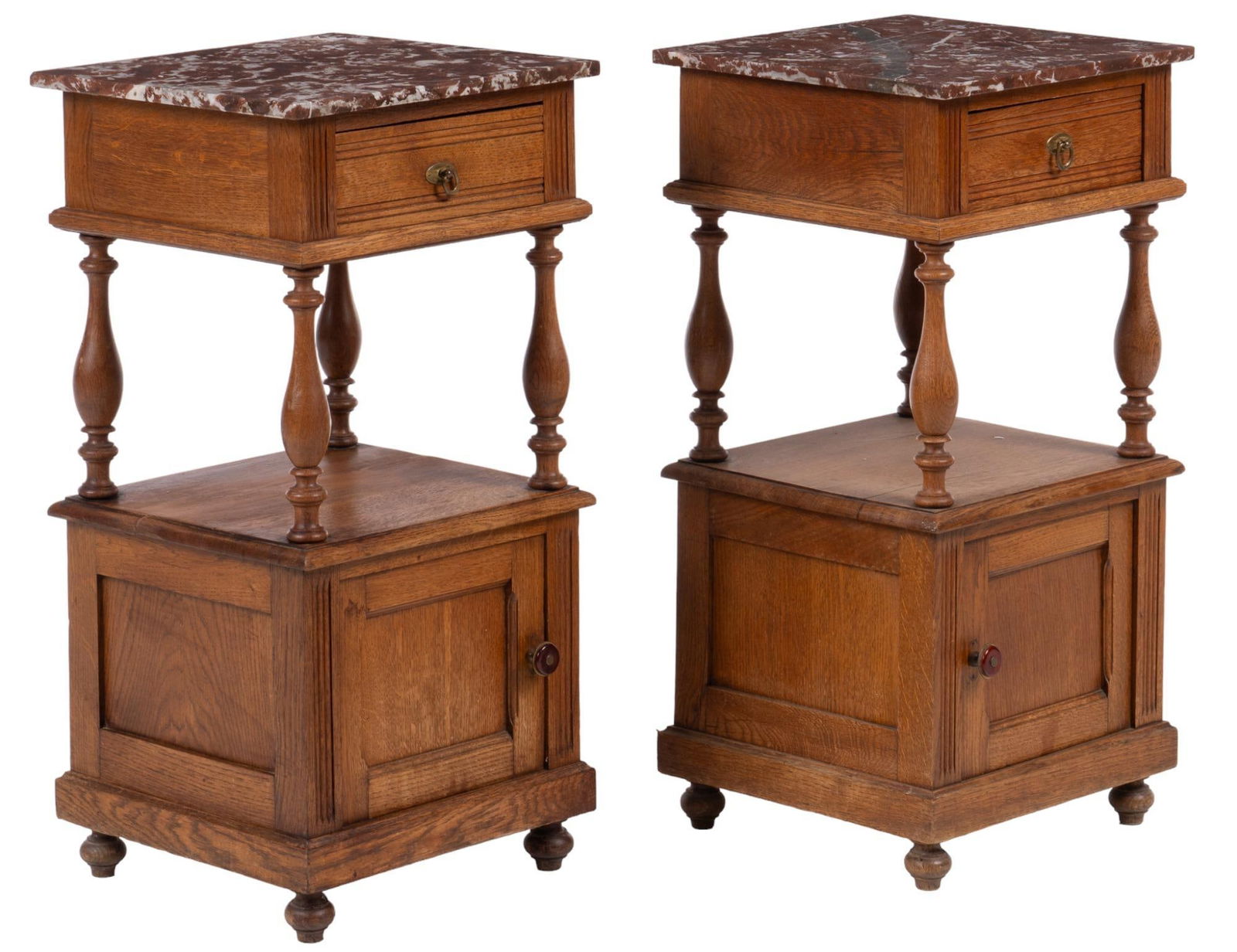 Pair of Henri II Style Side Tables (1 of 7)
