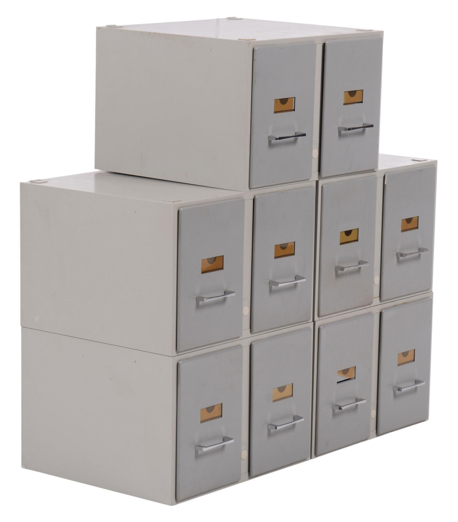 (5) Industrial Style Filing Boxes (1 of 6)