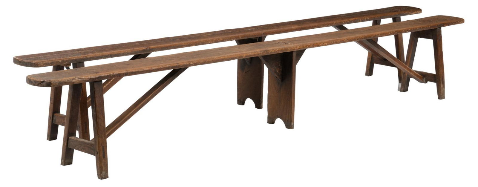 Pair of Rustic Benches (1 of 8)