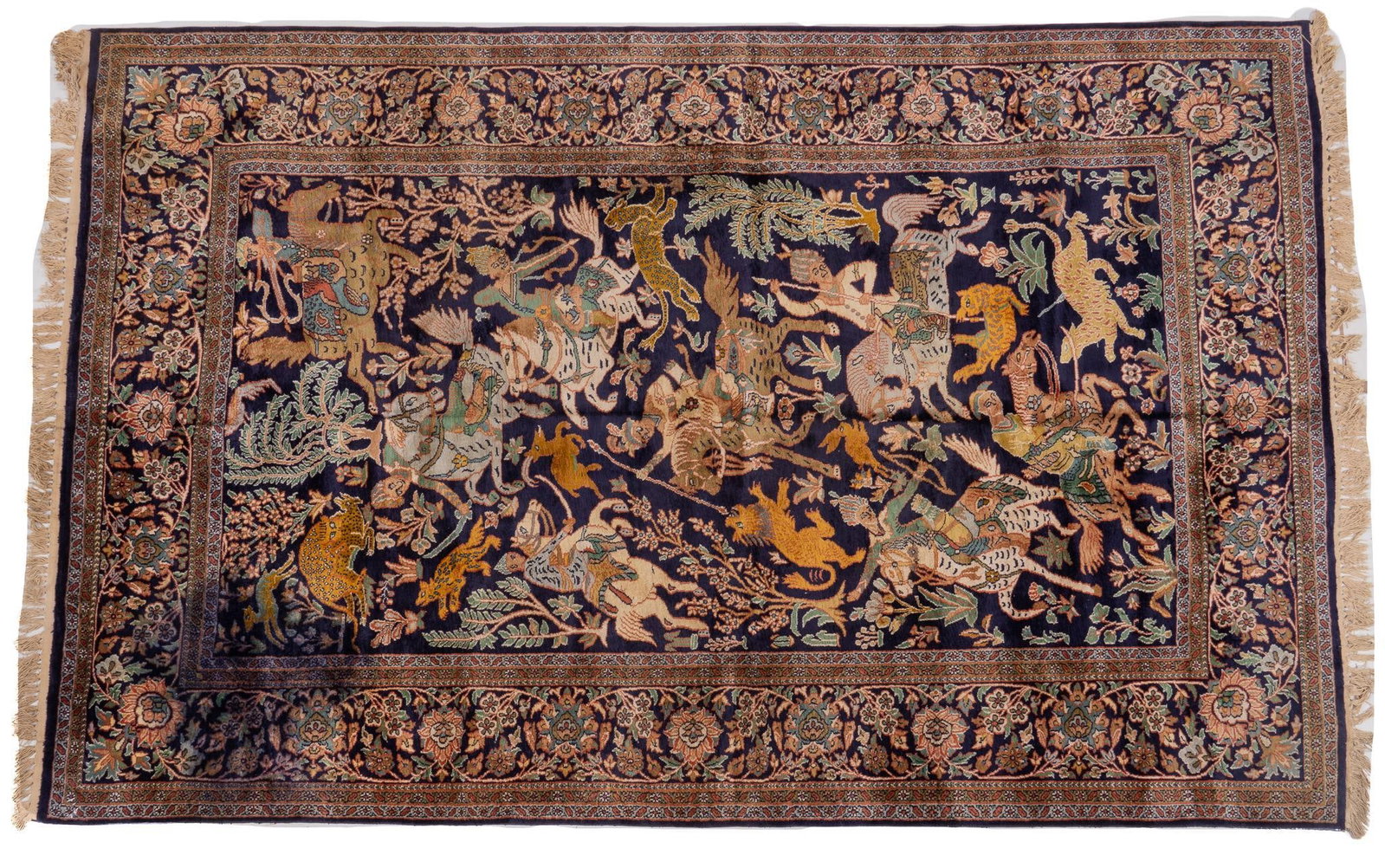 Handwoven Estate Rug, 9 ft. 4 in. x 6 ft.: Handwoven estate rug 9 ft. 4 in. x 6 ft. Shipping available for this lot through our partner 4CL; please request a shipping quote at shipping@vogtauction.com or 210-971-5750. You may also opt for 