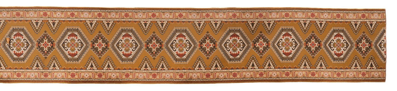 Runner Rug, 23 ft. 1 in. x 3 ft.: Runner rug 23 ft. 1 in. x 3 ft. Shipping available for this lot through our partner 4CL; please request a shipping quote at shipping@vogtauction.com or 210-971-5750. You may also opt for a shipper